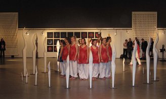 HOLOVERSUM - Visual work by Irène Philips and Choreography by the students of the l'Académie de Dance, Théatre, Musique et Beaux-Arts de Mouscron, 2012