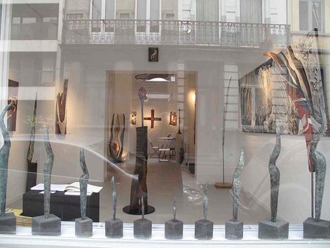 Irène Philips: Paintings & Sculptures in Galerie Arielle d'Hauterives, Brussels, 2010