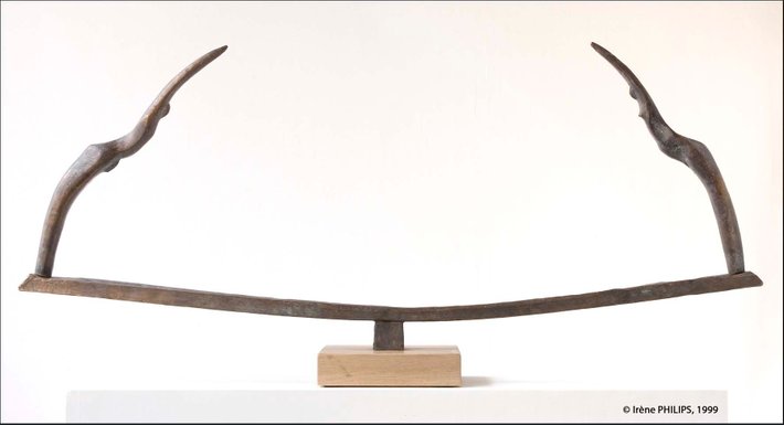 Irène Philips, ECHT-PAAR / REAL COUPLE, bronze, 1999
